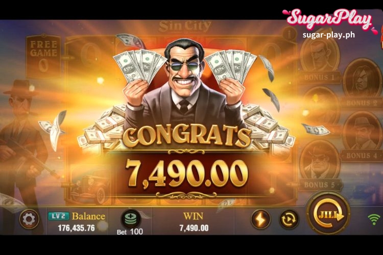 Sin City Slot Game Bonus Feature